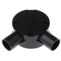 Schneider Electric Polyvinyl Chloride Unplasticised Black Conduit Fitting 20CJB4B, 20 mm Nominal Size
