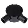 Schneider Electric Polyvinyl Chloride Unplasticised Black Conduit Fitting 20CJB4B, 20 mm Nominal Size