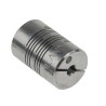 Ruland Aluminium Clamp Style Flexible Shaft Coupler 12.7 mm OD 3 mm Bore Size 19.1 mm Length PCMR13-3-3-A