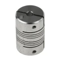 Ruland Aluminium Clamp Style Flexible Shaft Coupler 12.7 mm OD 3 mm Bore Size 19.1 mm Length PCMR13-3-3-A