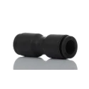 Legris Pneumatic Tube-to-Tube Push-In Connector, 6 mm Push In, Glass Reinforced Nylon, Nickel Finish LF3000