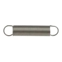 RS PRO Stainless Steel Extension Spring 35 mm Free Length 7 mm OD 1N Initial Tension 821-504