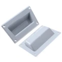 Pinet ABS Grey Chrome Finish Carrying Handle Load Capacity 100kg Mounting Thread M3 19-7-3642