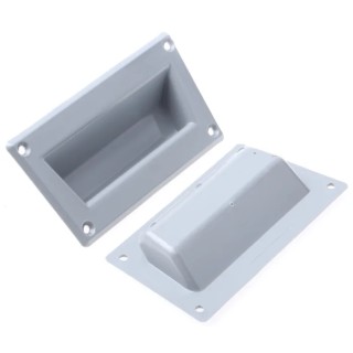 Pinet ABS Grey Chrome Finish Carrying Handle Load Capacity 100kg Mounting Thread M3 19-7-3642
