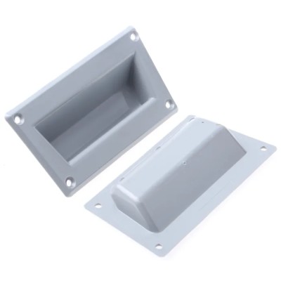 Pinet ABS Grey Chrome Finish Carrying Handle Load Capacity 100kg Mounting Thread M3 19-7-3642