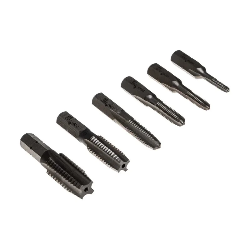 RS PRO Tap Set, M10 Thread, 6 Piece HSS Hexagon Drive Tap Set, ISO Standard, Made in Germany 828-117