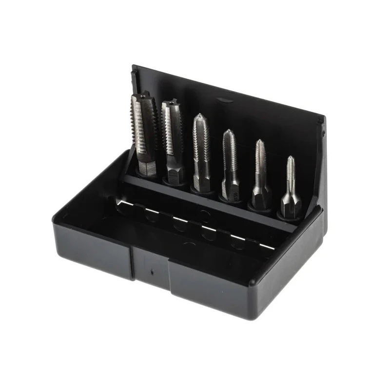 RS PRO Tap Set, M10 Thread, 6 Piece HSS Hexagon Drive Tap Set, ISO Standard, Made in Germany 828-117