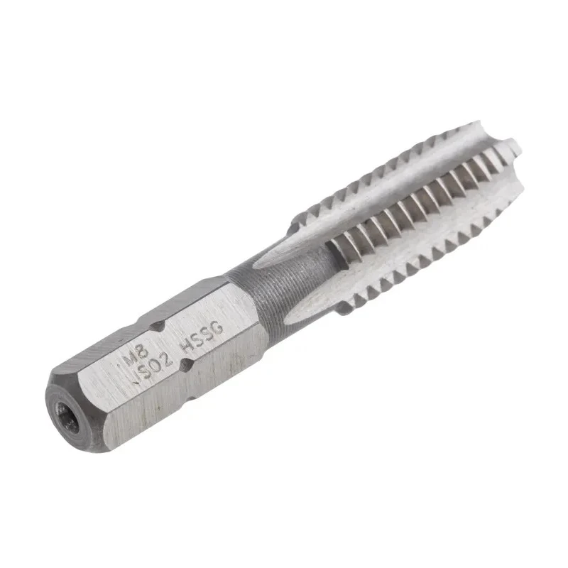 RS PRO Threading Tap, M8 Thread, Metric Standard, Hexagon Drive, HSS, Germany 828-173