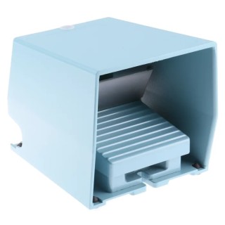 Schneider Electric Industrial Duty Momentary On-Off Foot Switch Metal Housing 3A Contact Current 240V AC XPEM510
