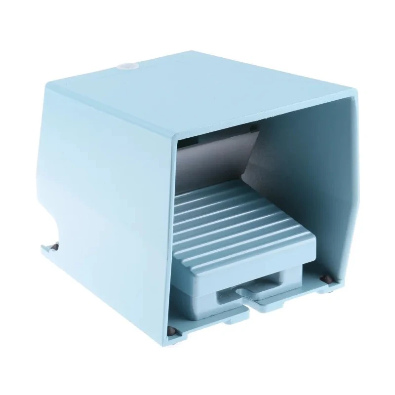 Schneider Electric Industrial Duty Momentary On-Off Foot Switch Metal Housing 3A Contact Current 240V AC XPEM510