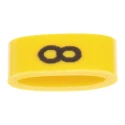 HellermannTyton Ovalgrip Slide-On Cable Marker Black Pre-Printed Legend 8 for 2.5 mm to 6 mm Cable Diameter 901-10486