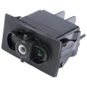 Carlingswitch Illuminated SPDT Latching On-None-On Rocker Switch Panel 20A 12V dc 250V ac RCV-37111480