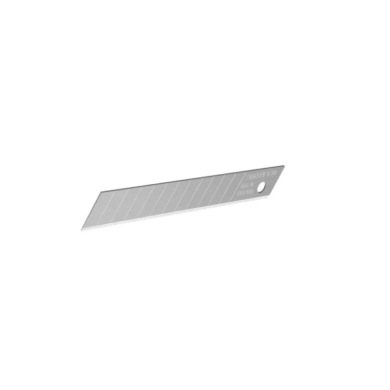 Stanley Flat Snap-Off Blade 9 mm, 10 Pieces per Package 0-11-300