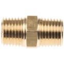 Legris LF3000 Series Male Pneumatic Fitting Brass Nickel Finish R 1/4 in Threaded 100 bar 150°C 721-369