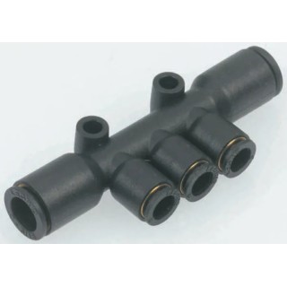 Legris Pneumatic Fitting LF3000 Series Male/Female Push-In 6 mm Technical Polymer 20 bar 80°C