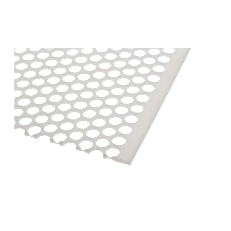 RS PRO White Polypropylene Perforated Plastic Sheet, 500 mm x 500 mm x 2 mm, Chemical Resistant, Max Operating Temp 852-299