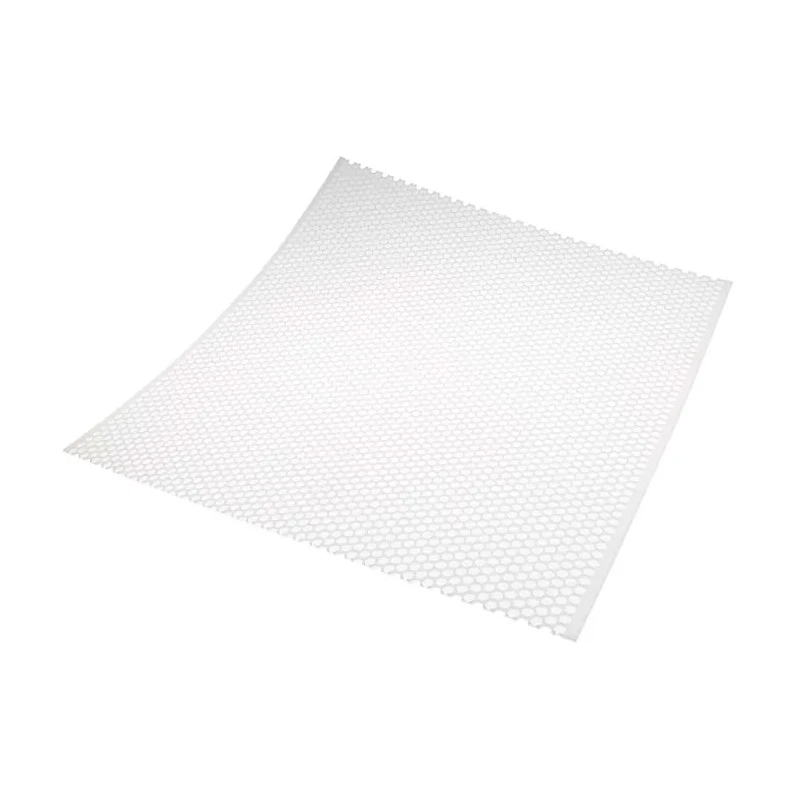 RS PRO White Polypropylene Perforated Plastic Sheet, 500 mm x 500 mm x 2 mm, Chemical Resistant, Max Operating Temp 852-299
