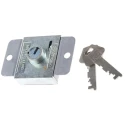 Euro-Locks a Lowe & Fletcher group Company Steel Padlockable Zinc Plated Dead Door Bolt 67mm 2201-5100CA