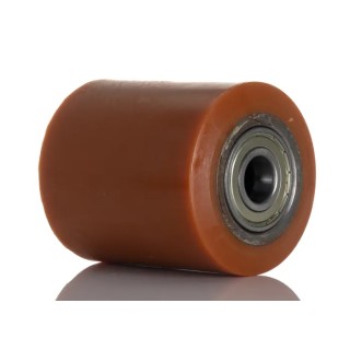 RS PRO Polyurethane Trolley Wheel, 1000 kg Load Capacity, 85mm Diameter, 100mm Width, Steel Hub with Ball Bearing 858-786