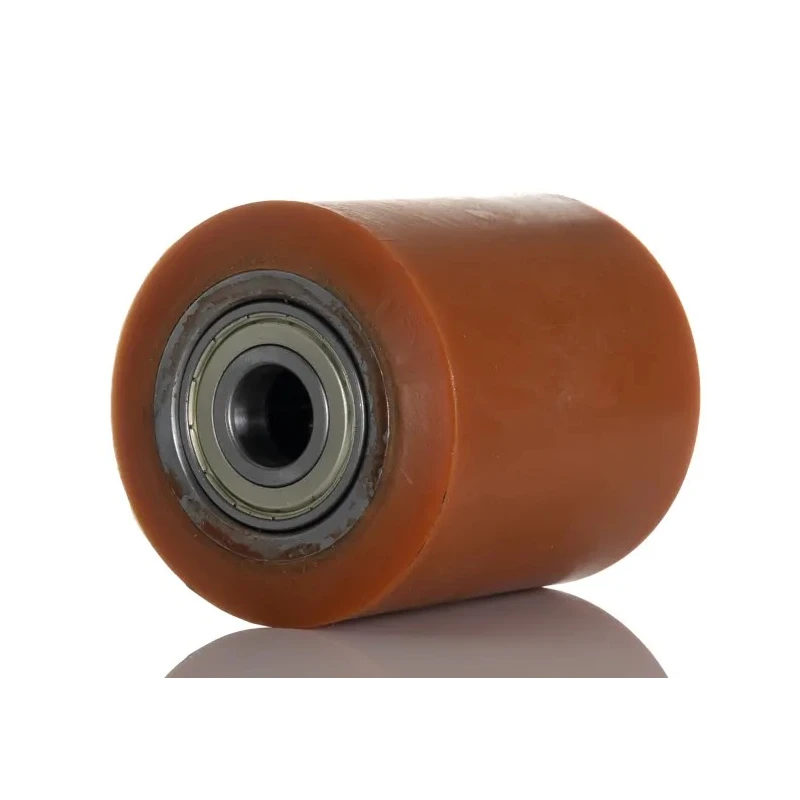 RS PRO Polyurethane Trolley Wheel, 1000 kg Load Capacity, 85mm Diameter, 100mm Width, Steel Hub with Ball Bearing 858-786