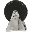 Revvo Fixed Castor, 120 kg Load Capacity, 125 mm Rubber Wheel, Medium Duty TFE125AS04