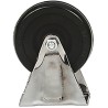 Revvo Fixed Castor, 120 kg Load Capacity, 125 mm Rubber Wheel, Medium Duty TFE125AS04