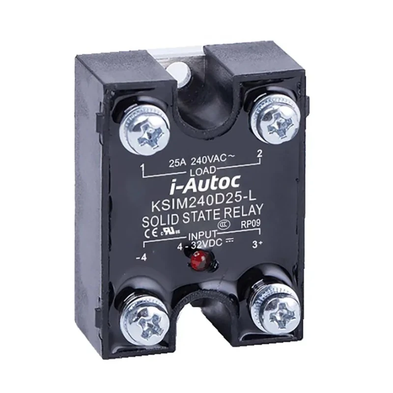 i-Autoc KSIM Series Solid State Relay, 16 A Load, Panel Mount, 440 V ac Load, 32V dc Control KSIM380D16-L