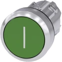 Siemens SIRIUS ACT 3SU10 Series Green Momentary Push Button Head, 22 mm Cutout Diameter, IP69K IP67 IP66 3SU1050-0AB40-0AC0
