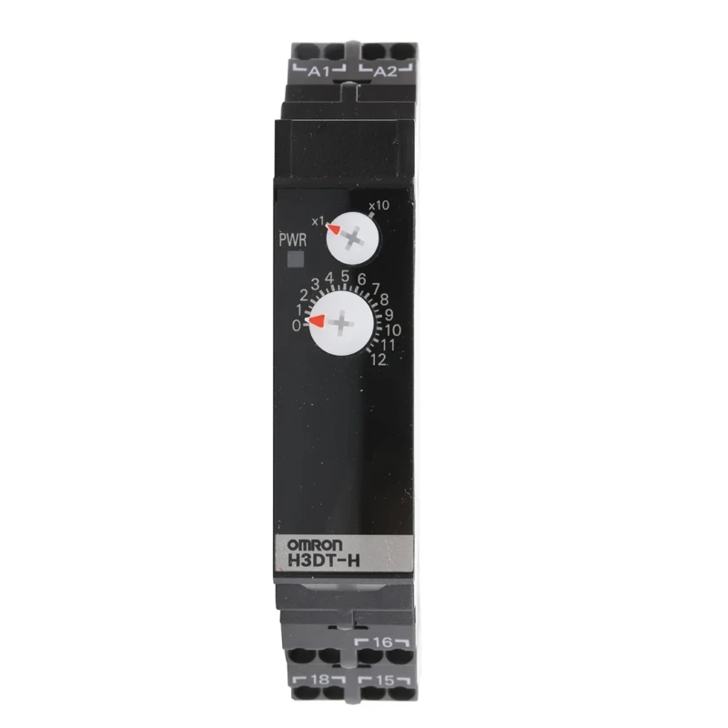 Omron Compact Industrial Timer Relay DIN Rail Mount, 2-Contact SPDT, 1 to 120 s, 240 V dc, 24/48 V ac, Power-Off Delay H3DT