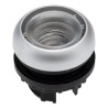 Eaton RMQ Titan M22 Series Silver Maintained Push Button Switch 22 mm Cutout IP67 216625 M22-DR-X