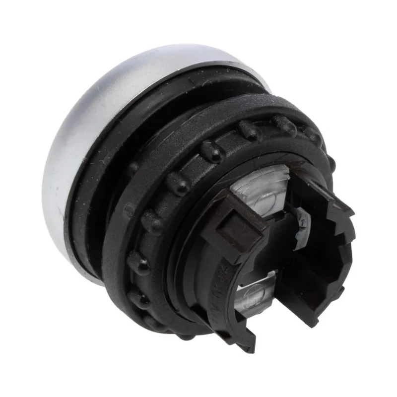 Eaton RMQ Titan M22 Series Silver Maintained Push Button Switch 22 mm Cutout IP67 216625 M22-DR-X