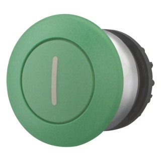 Eaton RMQ Titan M22 Series Green Momentary Push Button Switch 22 mm Cutout Diameter IP67 216722 M22-DP-G-X1