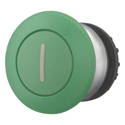 Eaton RMQ Titan M22 Series Green Momentary Push Button Switch 22 mm Cutout Diameter IP67 216722 M22-DP-G-X1