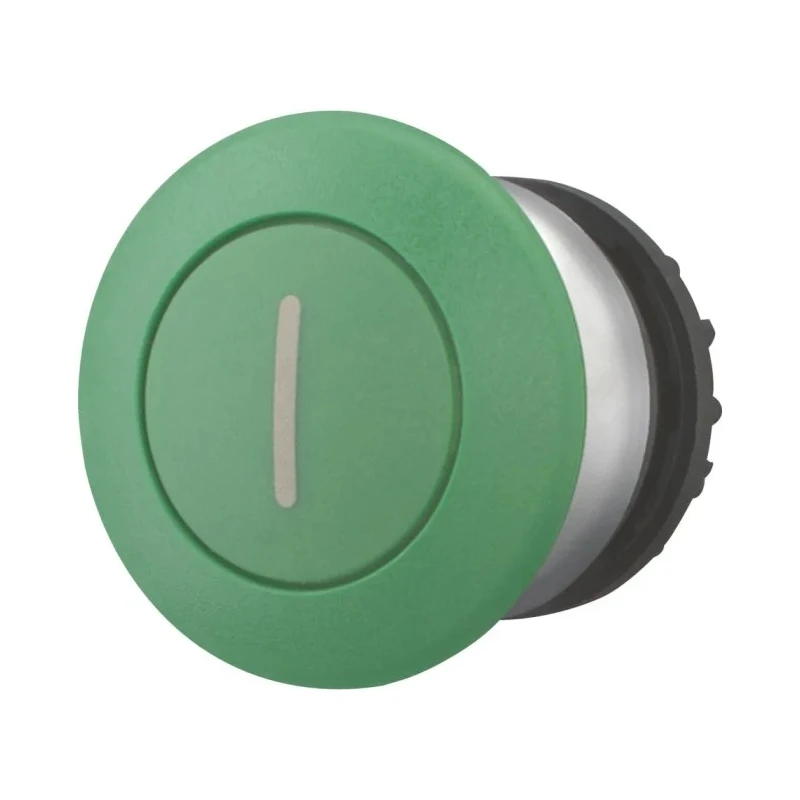 Eaton RMQ Titan M22 Series Green Momentary Push Button Switch 22 mm Cutout Diameter IP67 216722 M22-DP-G-X1