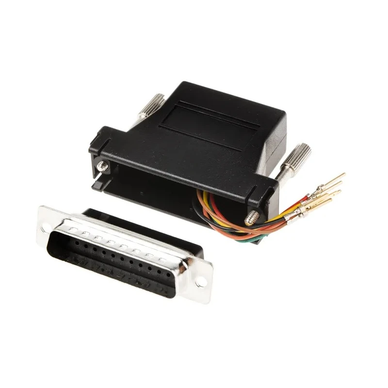 RS PRO D-Sub Adapter 25-Way D-Sub to Male Male RJ11 Female Female 818-671