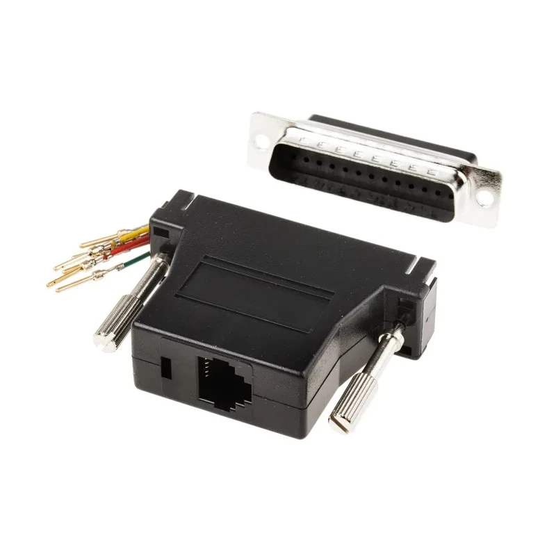 RS PRO D-Sub Adapter 25-Way D-Sub to Male Male RJ11 Female Female 818-671