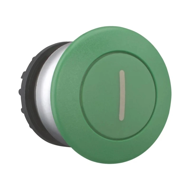 Eaton RMQ Titan M22 Series Green Momentary Push Button Switch 22 mm Cutout Diameter IP67 216722 M22-DP-G-X1
