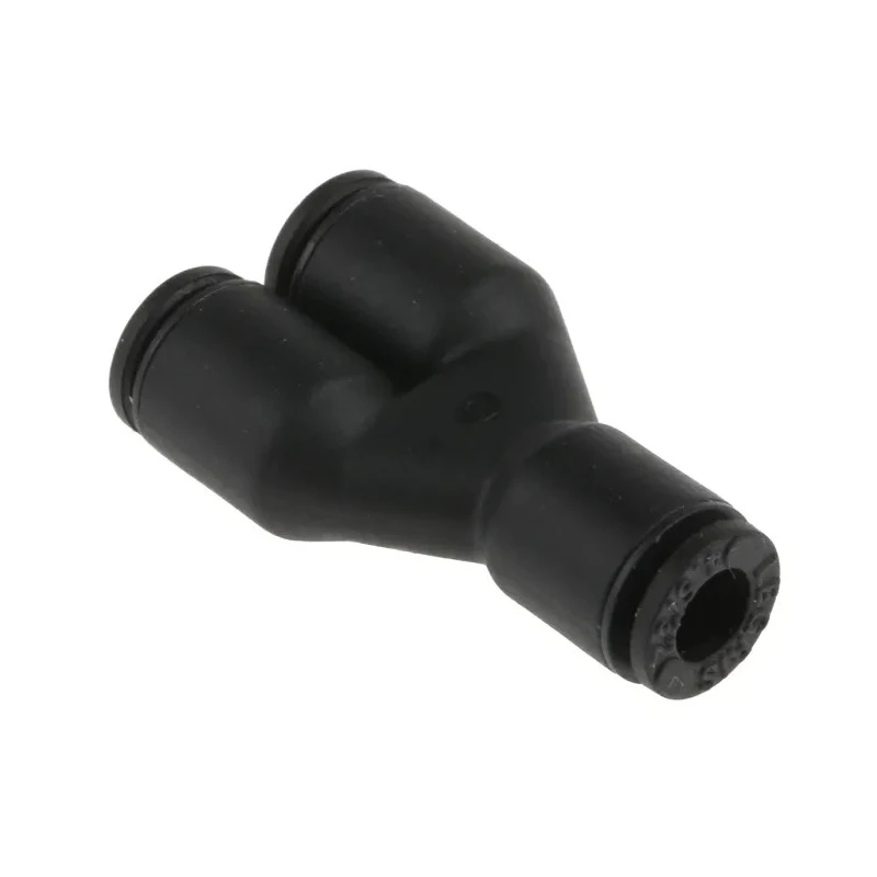Legris Pneumatic Equal Single Y Connector Push In 4 mm Glass Reinforced Nylon Nickel Finish LF3000 