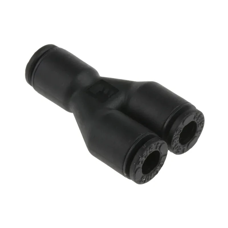 Legris Pneumatic Equal Single Y Connector Push In 4 mm Glass Reinforced Nylon Nickel Finish LF3000 