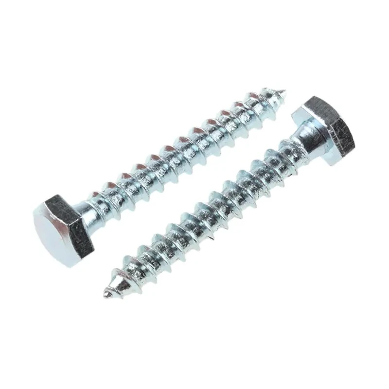 RS PRO Hex Coach Screw Steel Bright Zinc M12 x 40 mm x 12 mm 824-878