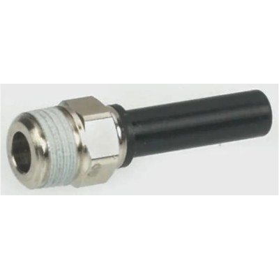 Legris LF3000 Series Male Pneumatic Fitting Nickel Plated Brass 1/8 in R LF3000