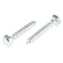 RS PRO Hex Coach Screw Steel Bright Zinc M12 Thread Length 12 mm Length 45 mm 824-957
