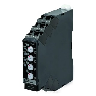 Omron Monitoring Relay, 1 Phase, SPDT Contact, DIN Rail Mount, 0.1A to 5A Current Sensing K8DT-AW2CA