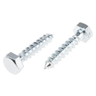 RS PRO Hex Coach Screw Steel Bright Zinc M12 x 120 mm 825-039