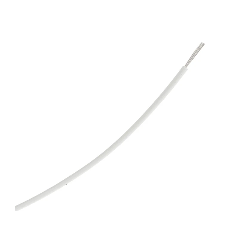 TE Connectivity White Hook Up Wire 22 AWG, 19 x 34 AWG Core Strands, 100 m Length, Ethylene M22759/34-22-9
