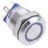 RND RS PRO Illuminated Push Button Switch Momentary Panel Mount 12 mm Cutout SPST Green LED IP65 IP67 36V dc 111-6529