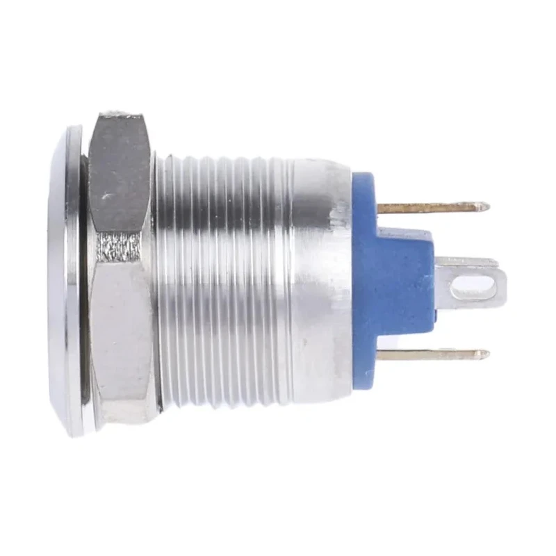 RND RS PRO Illuminated Push Button Switch Momentary Panel Mount 12 mm Cutout SPST Green LED IP65 IP67 36V dc 111-6529