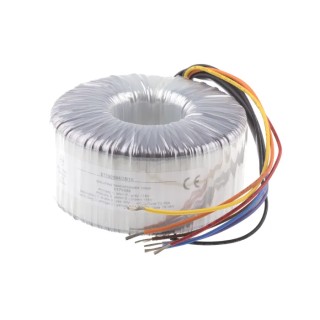 RS PRO Toroidal Transformer 2 x 115 V AC 2 x 50 V AC Dual Output 300 VA 117-6066