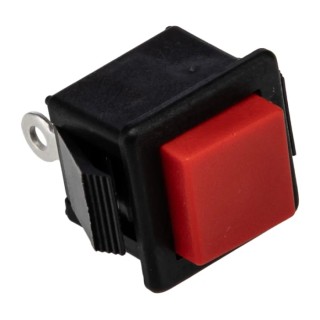 APEM 1400N Series Red Momentary Push Button Switch, Panel Mount, 14.3 x 16.5 mm Cutout, SPDT 1415NC RED