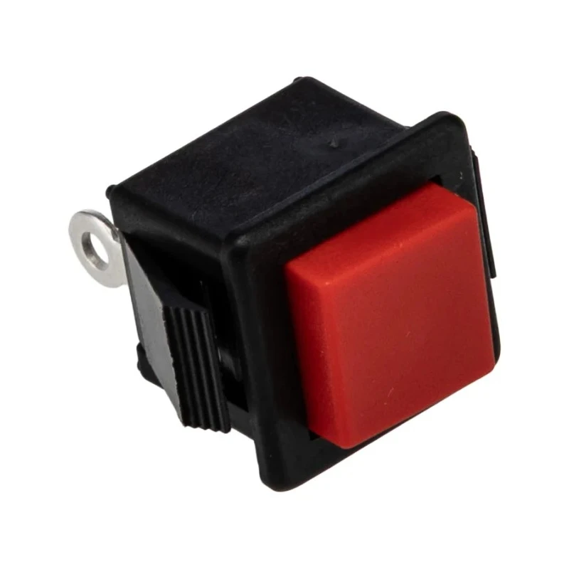 APEM 1400N Series Red Momentary Push Button Switch, Panel Mount, 14.3 x 16.5 mm Cutout, SPDT 1415NC RED